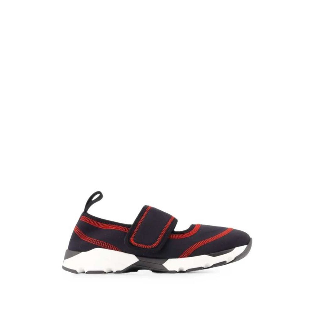 Marni Women Sneakers With Hook-And-Loop Strap And Contrast Stitching